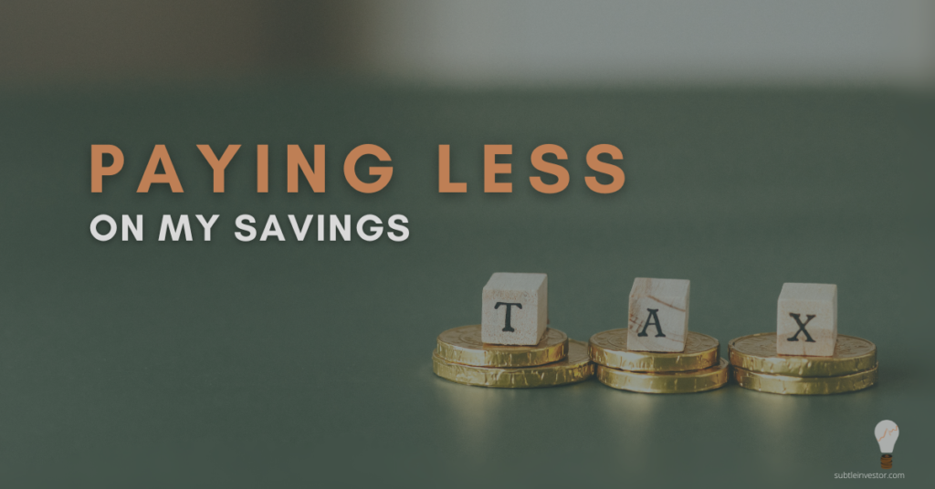 Paying less tax on savings